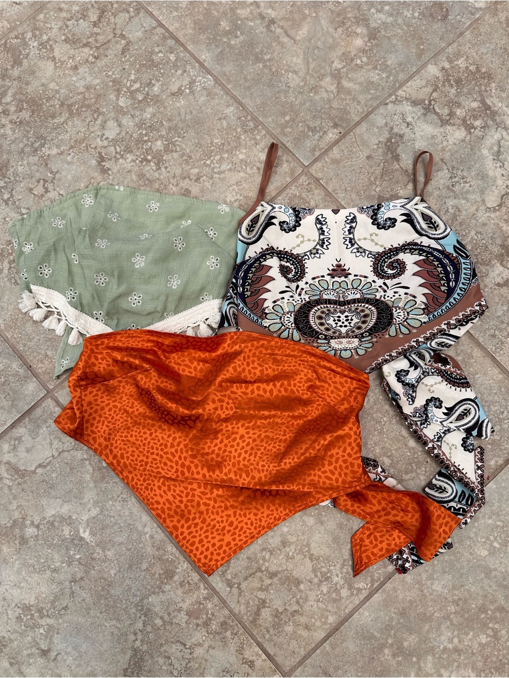 Tie Back Bandana Tops